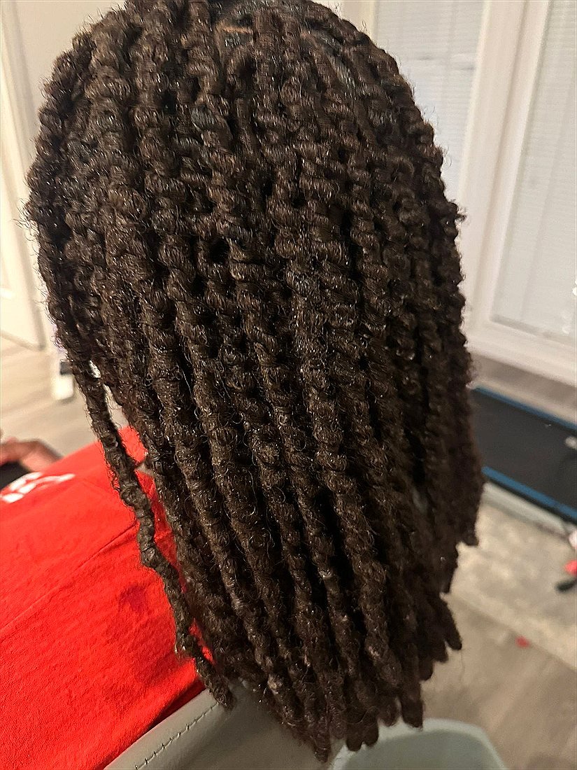 Faux locs and twists style